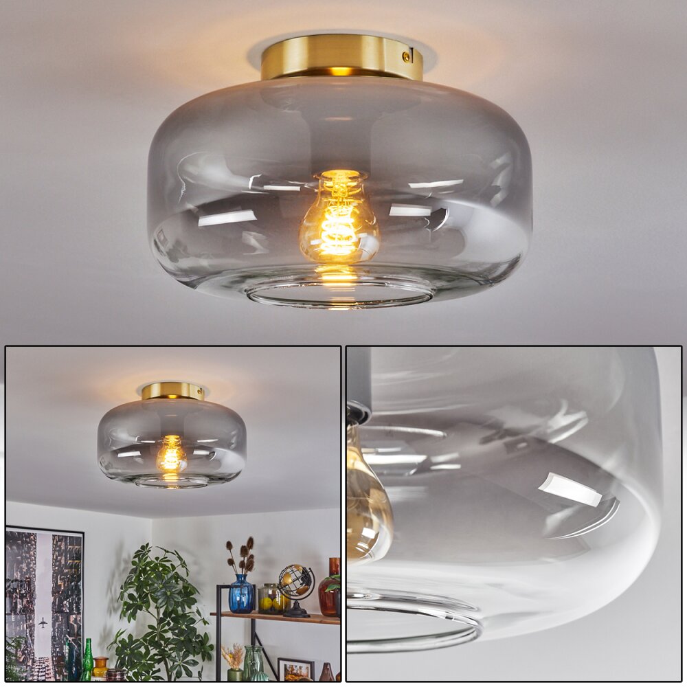 Boza Plafondlamp Messing, 1-licht main product photo
