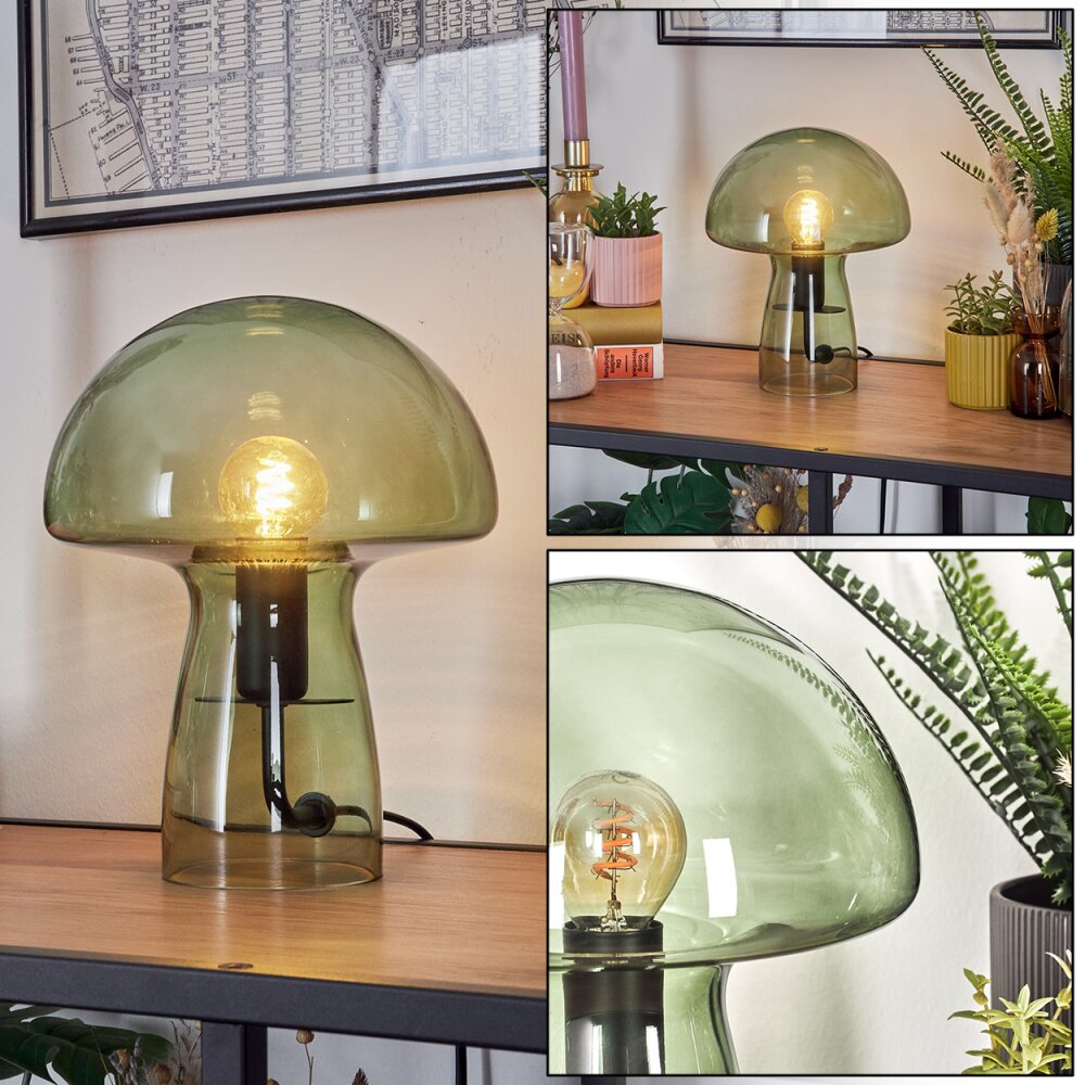 Paddestoel lamp Almagre Tafellamp Zwart, 1-licht main product photo