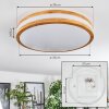 Sofo Plafondlamp LED Wit, 1-licht, Afstandsbediening