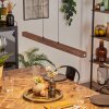 Carbellino Hanglamp Donkerbruin, Zwart, 1-licht