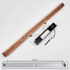 Carbellino Hanglamp Donkerbruin, Zwart, 1-licht