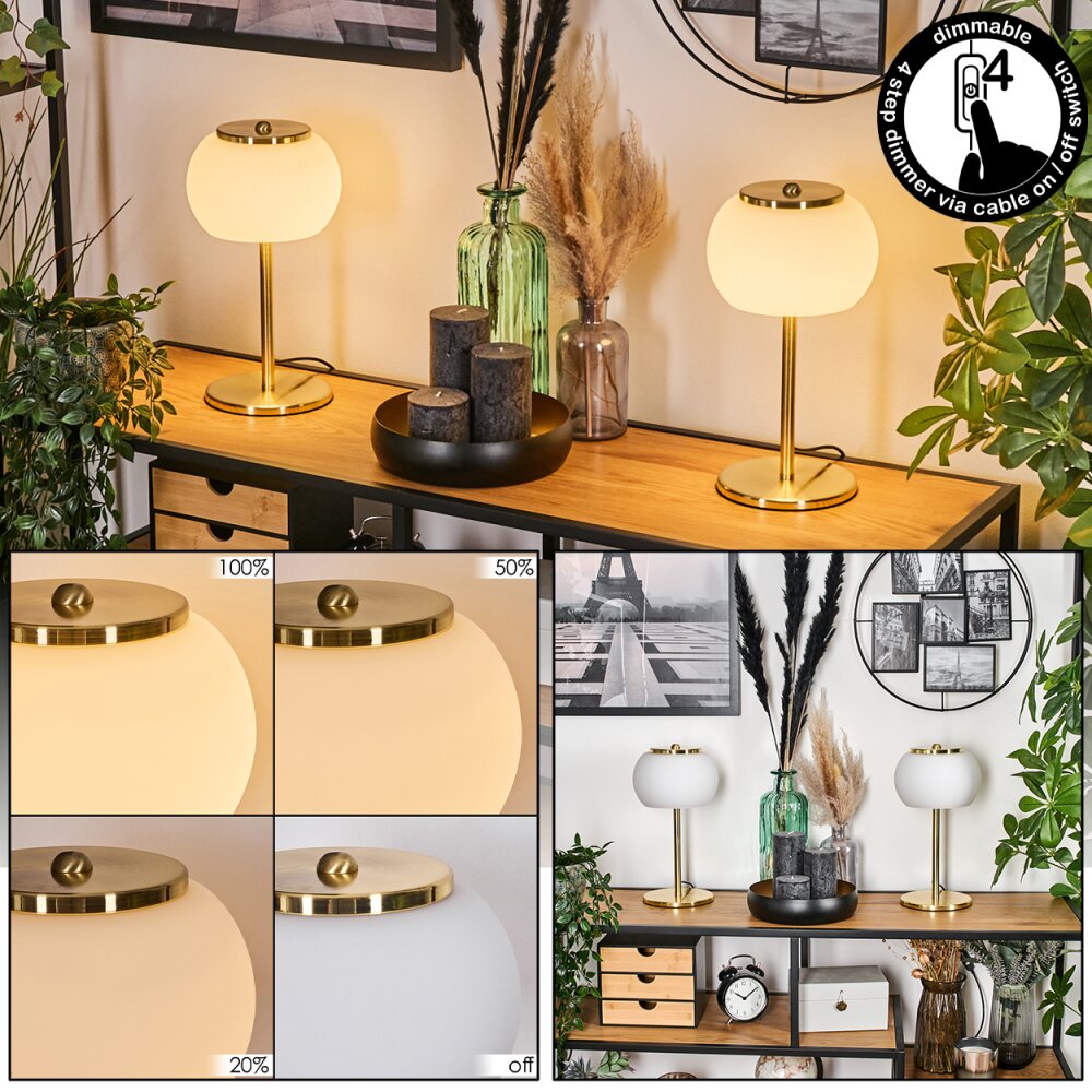 Izenave Tafellamp, Leeslamp LED Goud, 1-licht main product photo