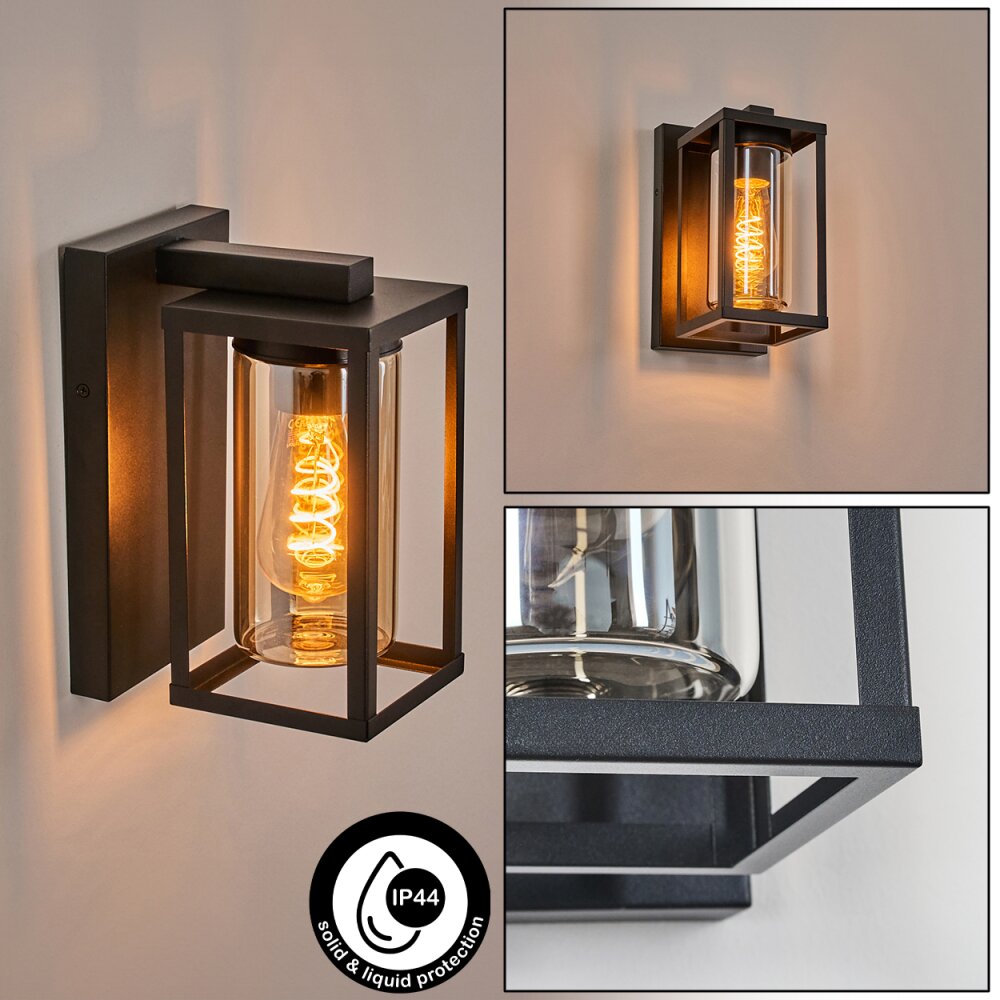 Portalis Wandlamp voor buiten Zwart, 1-licht main product photo
