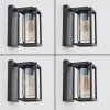Portalis Wandlamp voor buiten Zwart, 1-licht
