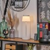 Algeraz Buiten tafellamp, Tafellamp Wit, 1-licht