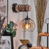 Koyoto Kogellampje, Wandlamp Natuurlijke kleuren, Zwart, 1-licht