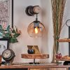 Koyoto Kogellampje, Wandlamp Natuurlijke kleuren, Zwart, 1-licht
