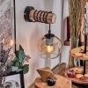 Koyoto Kogellampje, Wandlamp Natuurlijke kleuren, Zwart, 1-licht