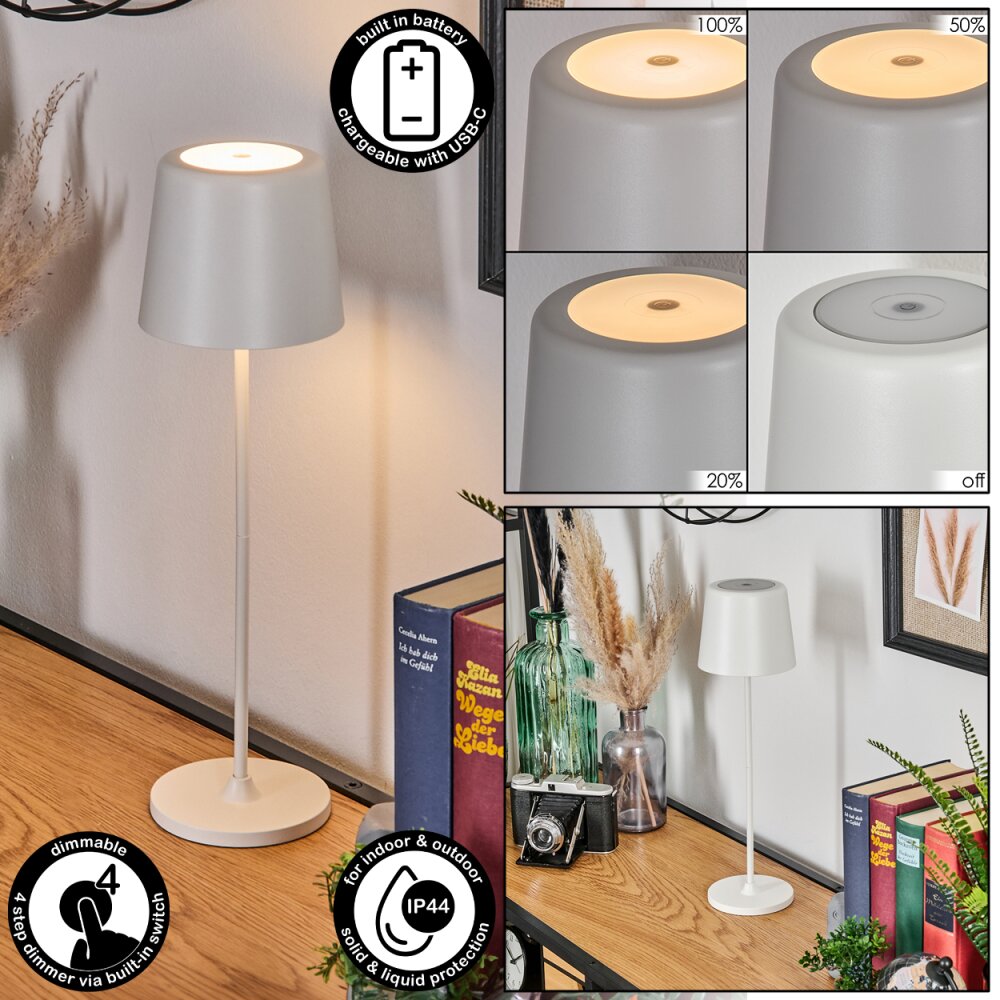 Belece Buiten tafellamp, Tafellamp LED Wit, 1-licht main product photo