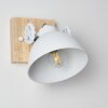 Svanfolk Muurlamp Bruin, Wit, 1-licht