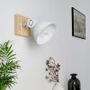 Svanfolk Muurlamp Bruin, Wit, 1-licht