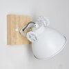 Svanfolk Muurlamp Bruin, Wit, 1-licht