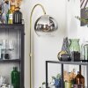 Koyoto Kogellampje, Staande lamp, Booglampen Messing, 1-licht