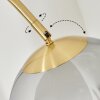 Koyoto Kogellampje, Staande lamp, Booglampen Messing, 1-licht