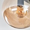 Gastor Plafondlamp, Kogellampje Amber, Duidelijk, Rookkleurig, 9-lichts