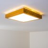 Sora Wood Plafondlamp LED Hout licht, 1-licht