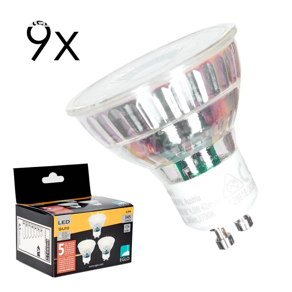 GU10 LED 4.5 Watt warm wit 345 Lumen main product photo