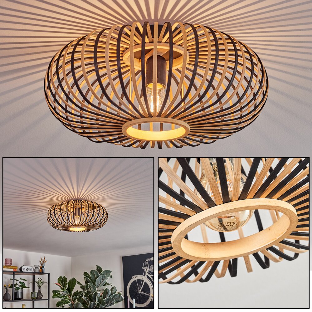 Oravi Plafondlamp Zwart, 1-licht main product photo