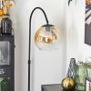 Koyoto Kogellampje, Staande lamp, Booglampen Amber, Duidelijk, 1-licht