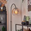 Koyoto Kogellampje, Staande lamp, Booglampen Amber, Duidelijk, 1-licht