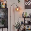 Koyoto Kogellampje, Staande lamp, Booglampen Amber, Duidelijk, 1-licht