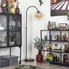 Koyoto Kogellampje, Staande lamp, Booglampen Amber, Duidelijk, 1-licht