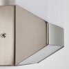 Clear Buiten muurverlichting LED Nikkel mat, 1-licht