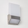 Clear Buiten muurverlichting LED Nikkel mat, 1-licht