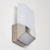 Clear Buiten muurverlichting LED Nikkel mat, 1-licht
