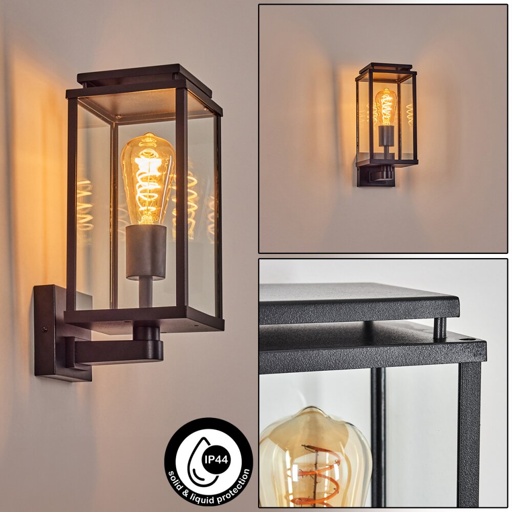 Cadafaes Wandlamp voor buiten Zwart, 1-licht main product photo