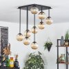 Chehalis Plafondlamp, Kogellampje Amber, 9-lichts