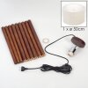 Flemming Staande lamp Donkerbruin, 1-licht