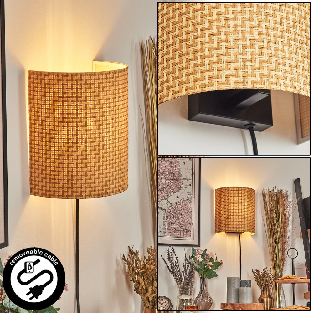Viadores Licht omhoog & omlaag, Wandlamp Zwart, 1-licht main product photo