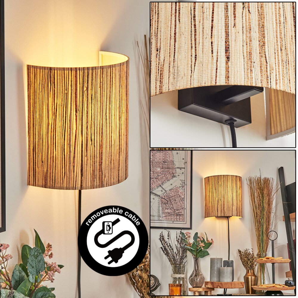 Viadores Licht omhoog & omlaag, Wandlamp Zwart, 1-licht main product photo