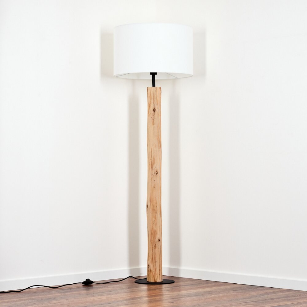 Flemming Staande lamp Natuurlijke kleuren, Zwart, 1-licht