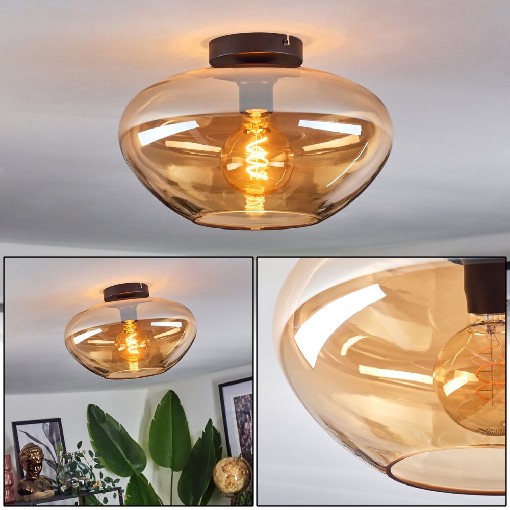 Mertola Plafondlamp Amber, 1-licht main product photo