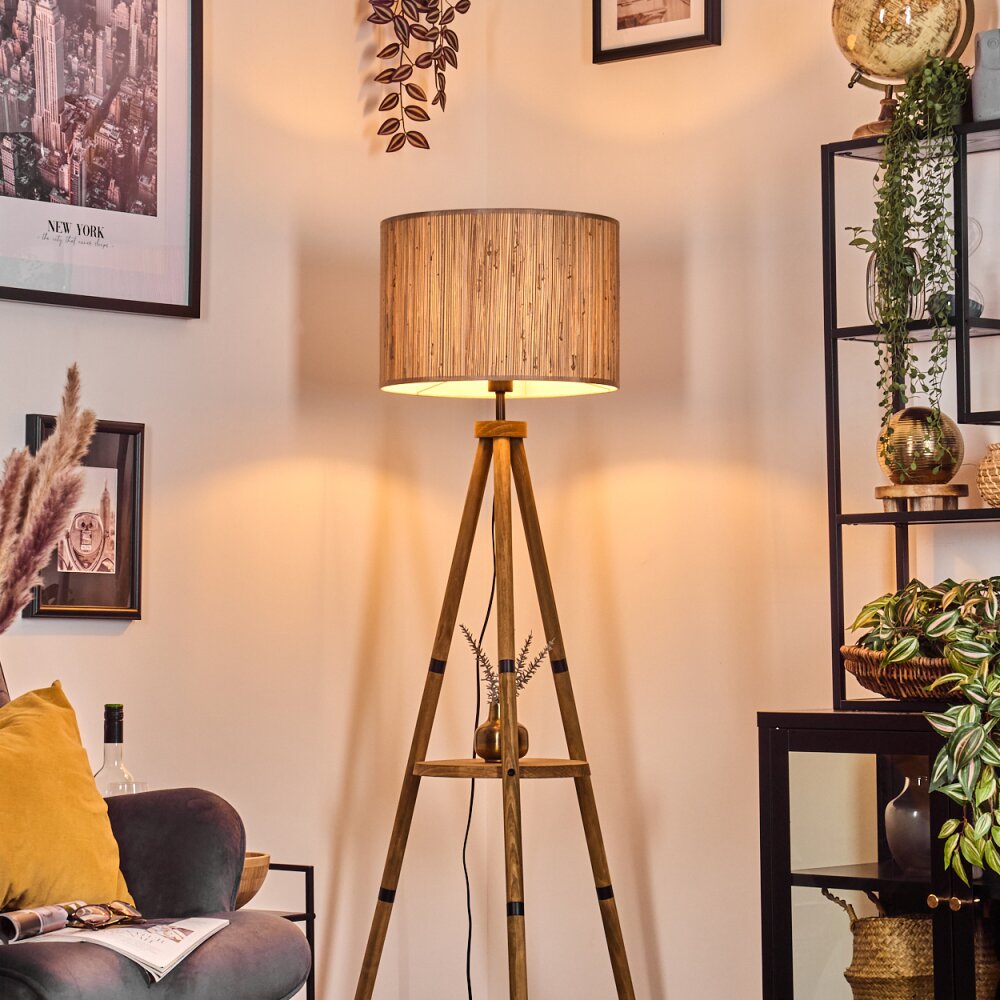 Bongal Staande lamp Natuurlijke kleuren, 1-licht