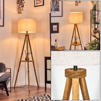 Bassagoda Staande lamp Natuurlijke kleuren, 1-licht Bassagoda Staande lamp Natuurlijke kleuren, 1-licht