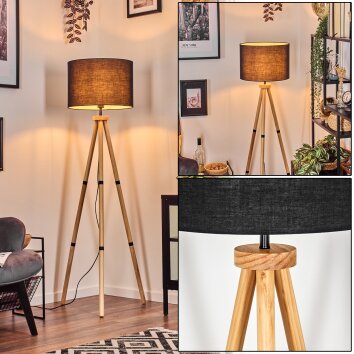 Bassagoda Staande lamp Natuurlijke kleuren, 1-licht Bassagoda Staande lamp Natuurlijke kleuren, 1-licht