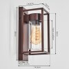 Boucinho Wandlamp voor buiten Roest, 1-licht