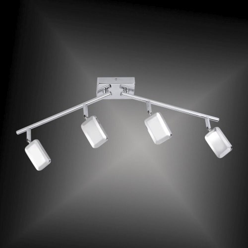 Leuchten Direkt WELLA Plafondlamp LED Chroom, 4-lichts main product photo