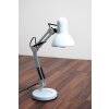 Globo Famous Bureaulamp, Tafellamp, Leeslamp Zwart, Wit, 1-licht
