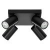 Ledvance Spot Plafondlamp, Plafondspot LED Zwart, 4-lichts