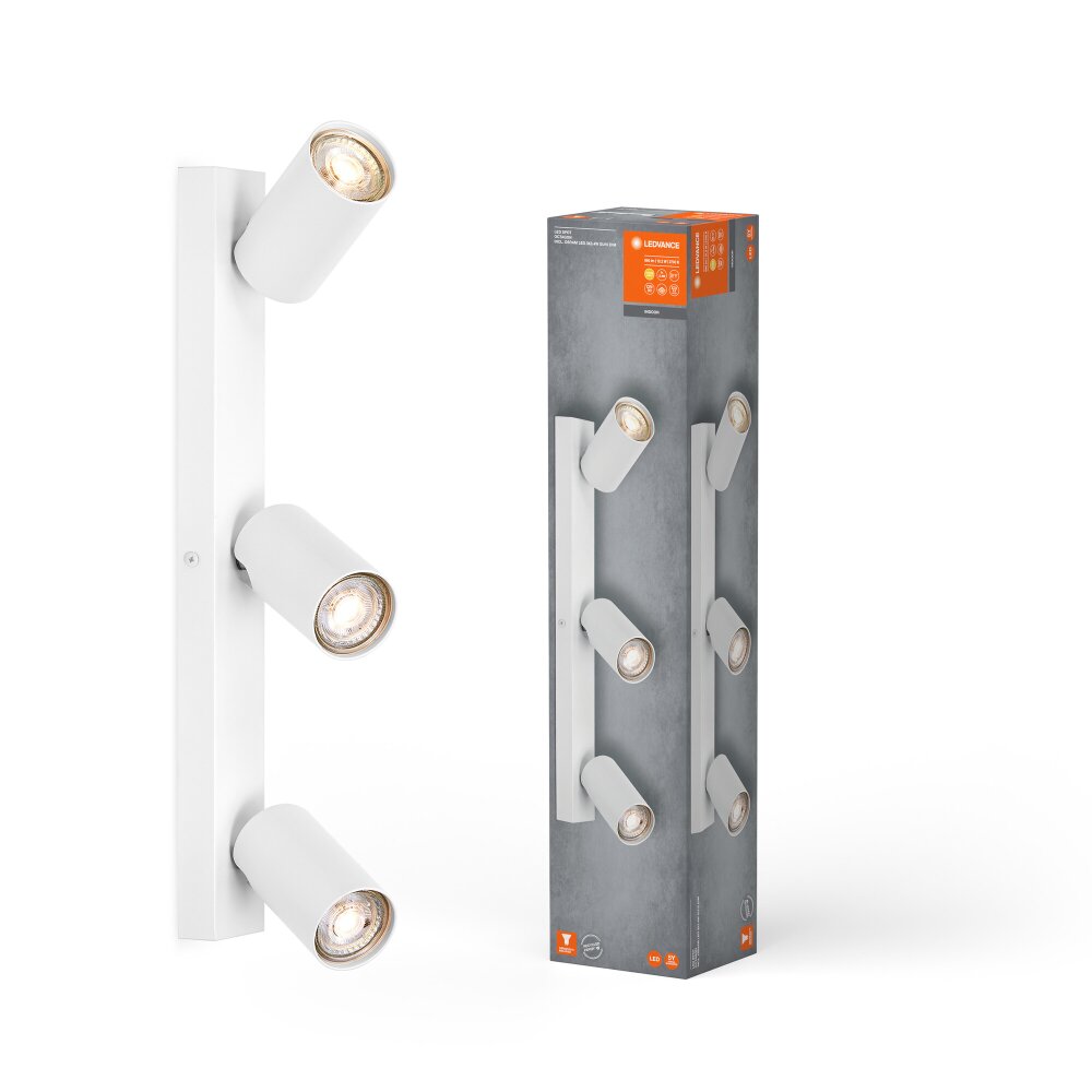 Ledvance Spot Plafondlamp LED Wit, 3-lichts main product photo