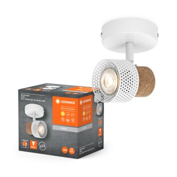 Ledvance Spot Plafondlamp, Plafondspot LED Wit, 1-licht