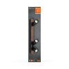 Ledvance Spot Plafondlamp, Plafondspot LED houtlook, Zwart, 3-lichts