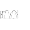 Ledvance Spot Plafondlamp, Plafondspot LED Grijs, 1-licht