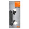 Ledvance Spot Plafondlamp, Plafondspot LED Zwart, 2-lichts