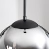 Gastor Hanglamp, Kogellampje 30 cm Chroom, Duidelijk, Rookkleurig, 1-licht