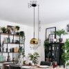 Gastor Hanglamp, Kogellampje 20 cm Goud, Duidelijk, 1-licht